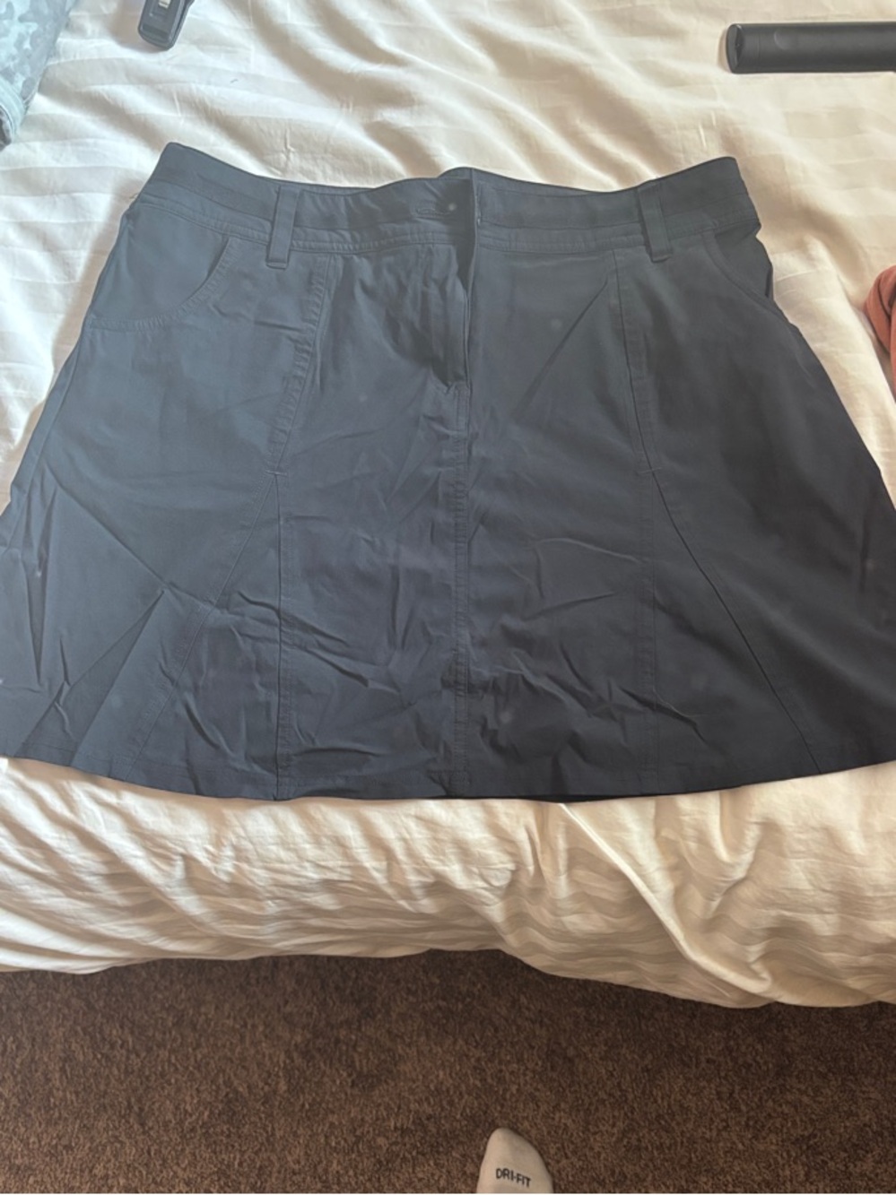 Exofficio Classic Black Women's A-Line Skort-ripstop fabric-so comfortable!